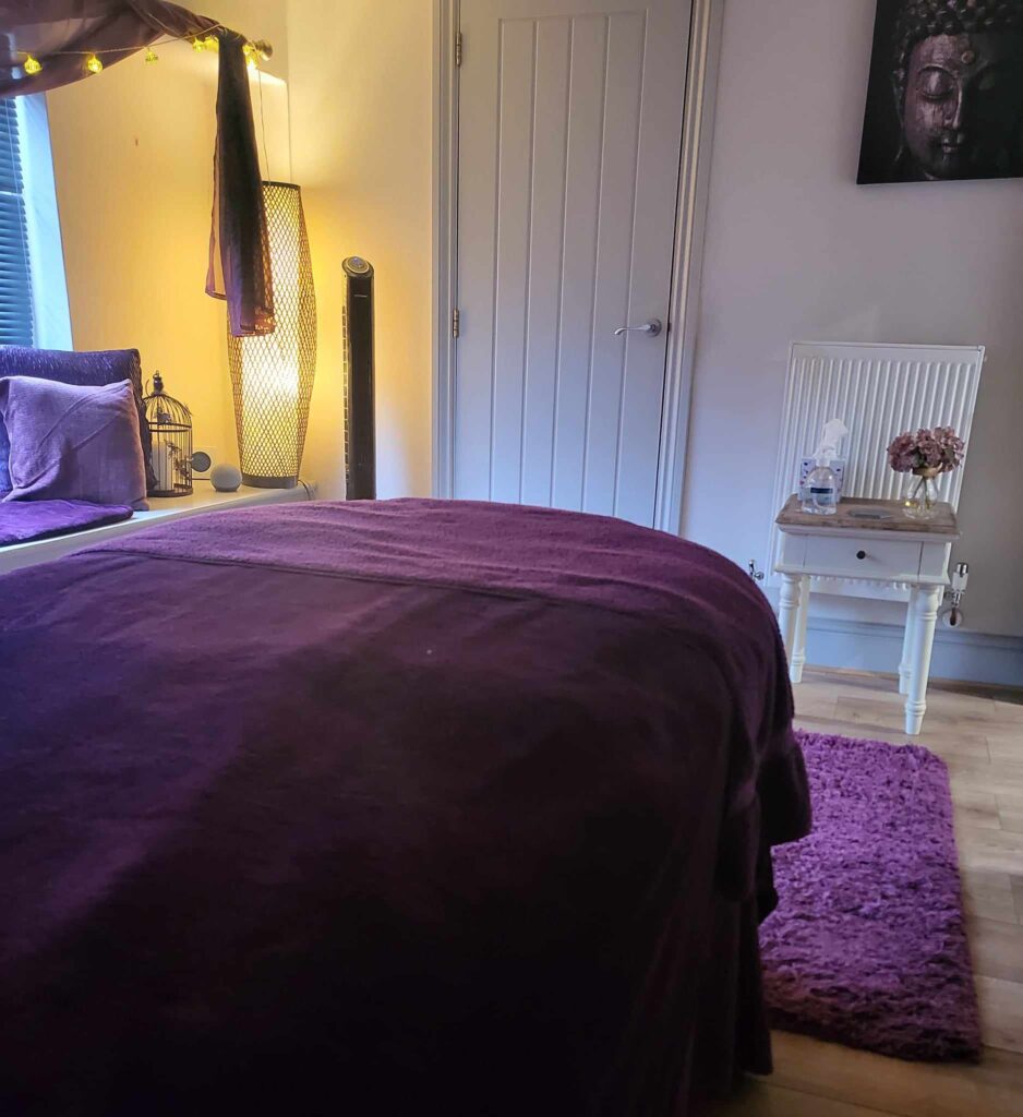 (c) Serenity Beauty – 437949917_1689233824818584_7352719626613354305_n A view of one of the treatment rooms at Serenity Beauty beauticians in Midwest, West Sussex.