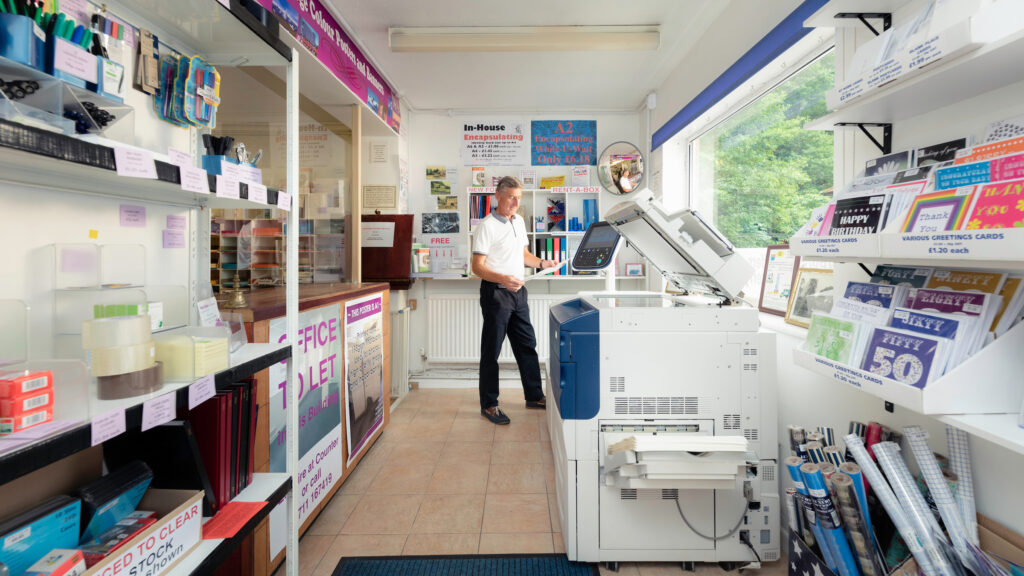 Darren Clarke of KerryType Ltd printing services in Midhurst, Sussex.