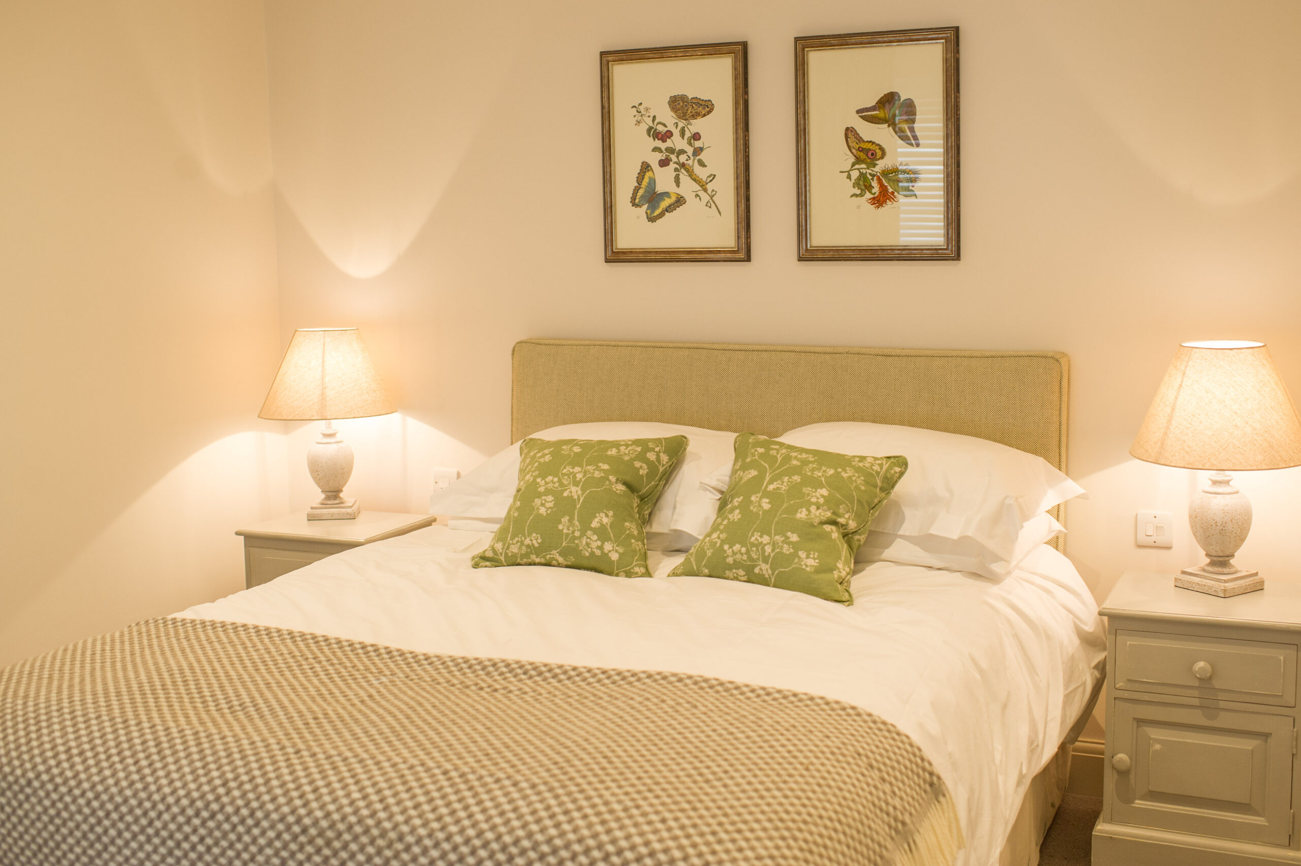An interior view of a room at a Cowdray self-catering cottage, West Sussex.