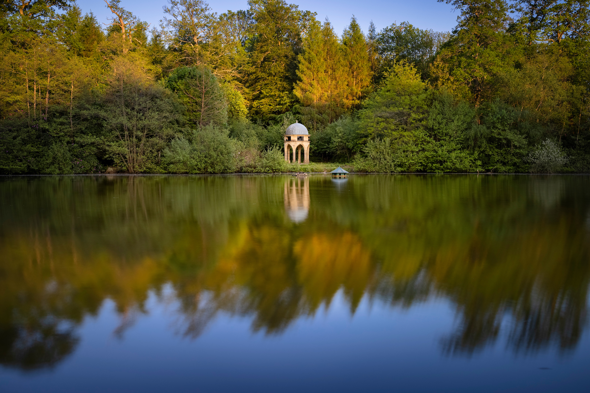 A view of Bembow Pond in Midhurst.