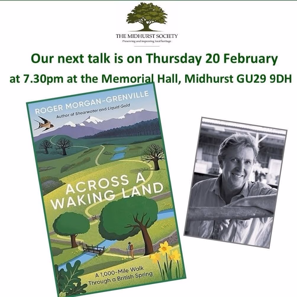 Midhurst Society talk at Memorial Hall, first event of 2025.